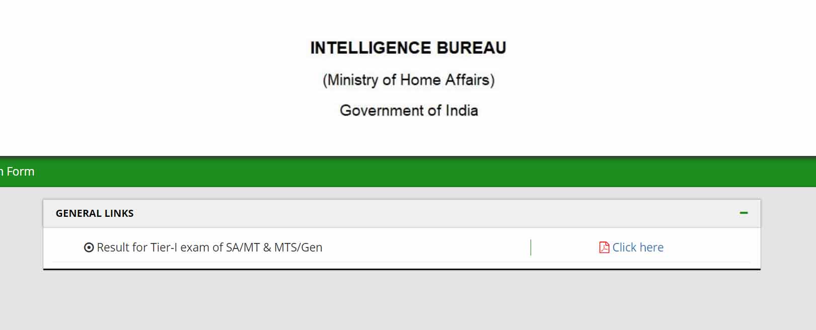 Intelligence Bureau Security Assistant