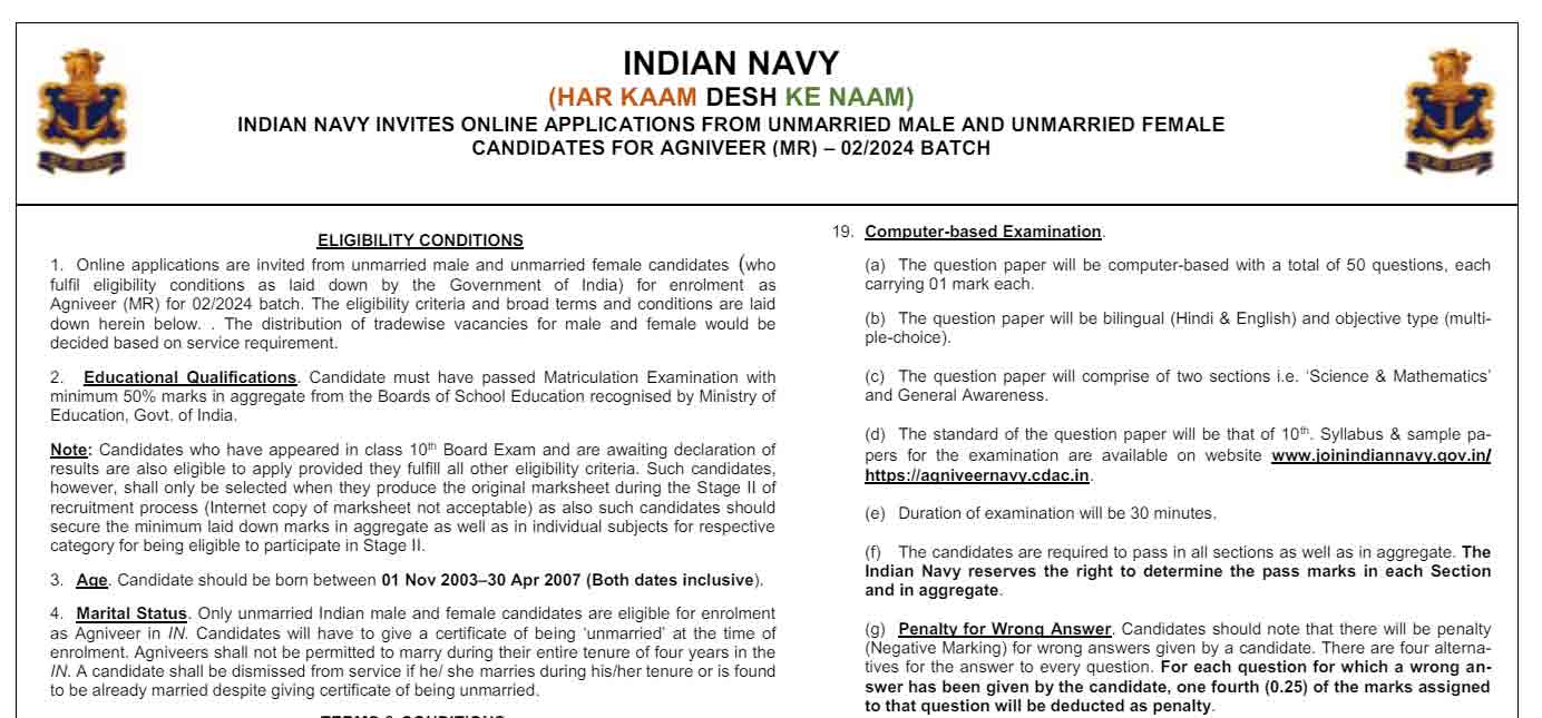 Indian Navy Agniveer