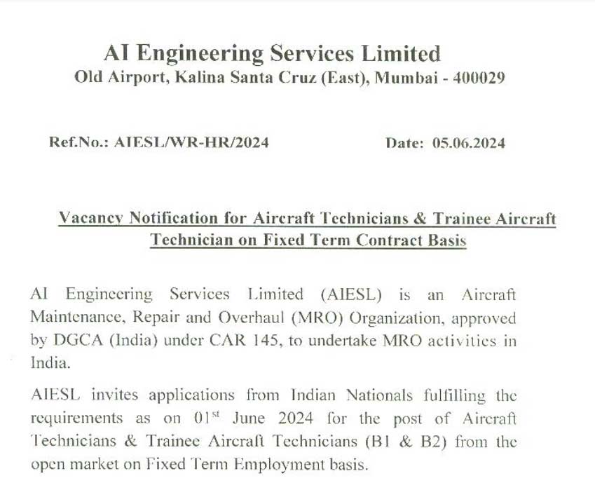 AIESL Aircraft Technician